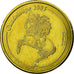 France, Fantasy euro patterns, 50 Euro Cent, Guadeloupe, 2005, SPL, Laiton