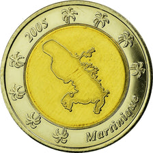 France, Fantasy euro patterns, 2 Euro, Martinique, 2005, SPL, Bi-Metallic