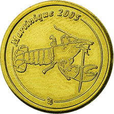 Francia, Fantasy euro patterns, 10 Euro Cent, Martinique, 2005, SPL, Ottone