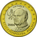 Poland, Fantasy euro patterns, Euro, Jean-Paul II, 2004, MS(63), Bi-Metallic