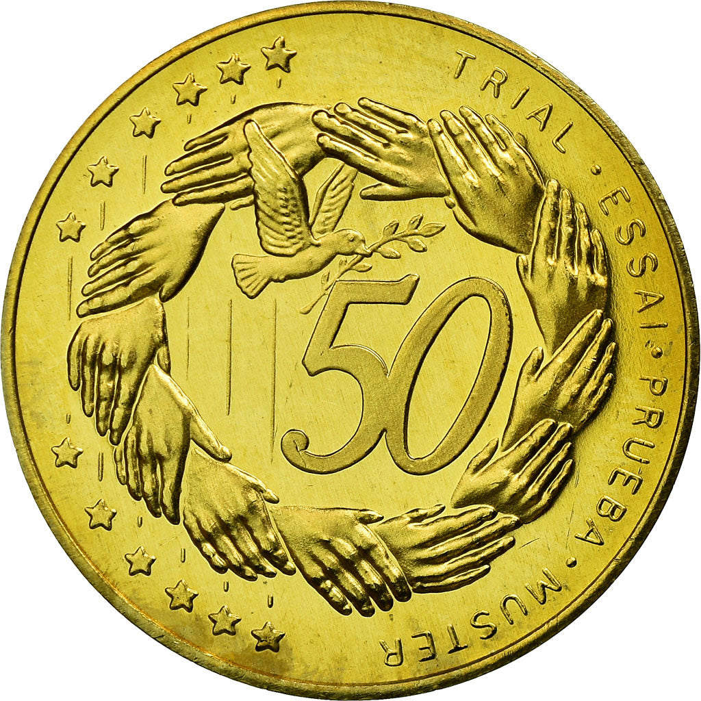 Poland, Fantasy euro patterns, 50 Euro Cent, Nicolas Copernic, 2004, MS(63)