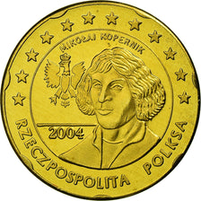 Polonia, Fantasy euro patterns, 20 Euro Cent, Nicolas Copernic, 2004, SPL