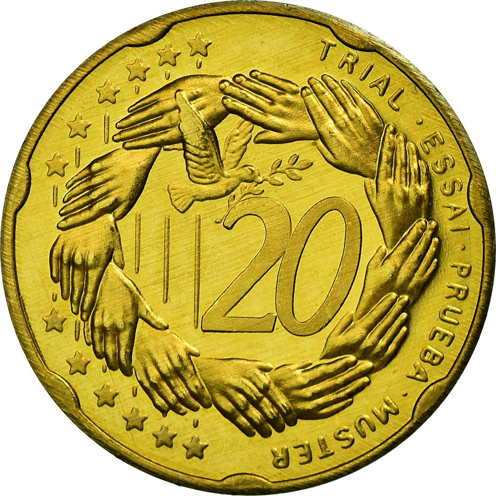 Polonia, Fantasy euro patterns, 20 Euro Cent, Nicolas Copernic, 2004, SPL