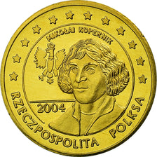 Poland, Fantasy euro patterns, 10 Euro Cent, Nicolas Copernic, 2004, MS(63)