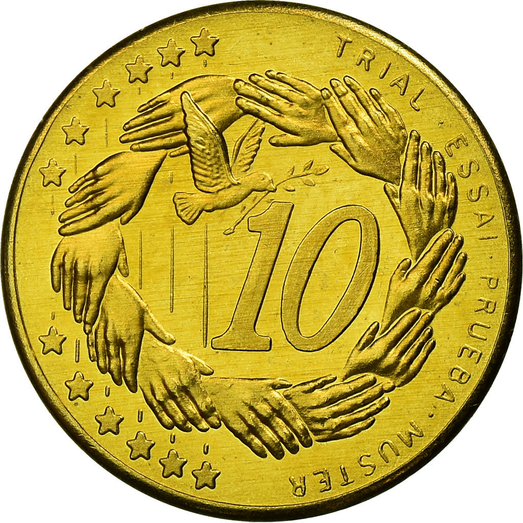 Poland, Fantasy euro patterns, 10 Euro Cent, Nicolas Copernic, 2004, MS(63)