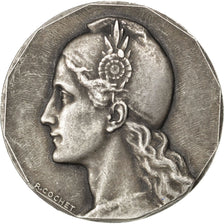 France, Notary, Token, AU(50-53), Silver, Lerouge #477, 18.75