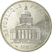Coin, France, Panthéon, 100 Francs, 1982, Paris, MS(60-62), Silver, KM:951.1