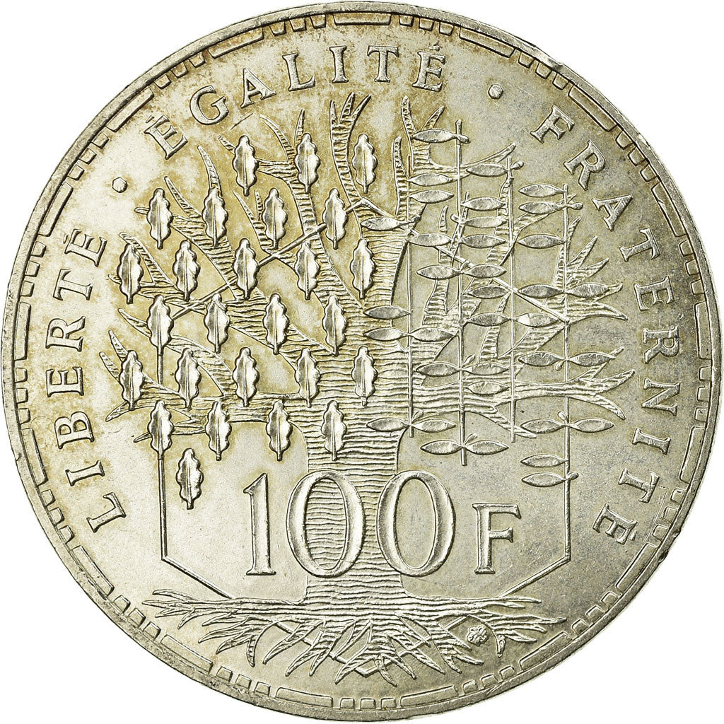 Coin, France, Panthéon, 100 Francs, 1982, Paris, EF(40-45), Silver, KM:951.1
