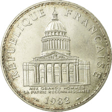 Coin, France, Panthéon, 100 Francs, 1982, Paris, AU(50-53), Silver, KM:951.1