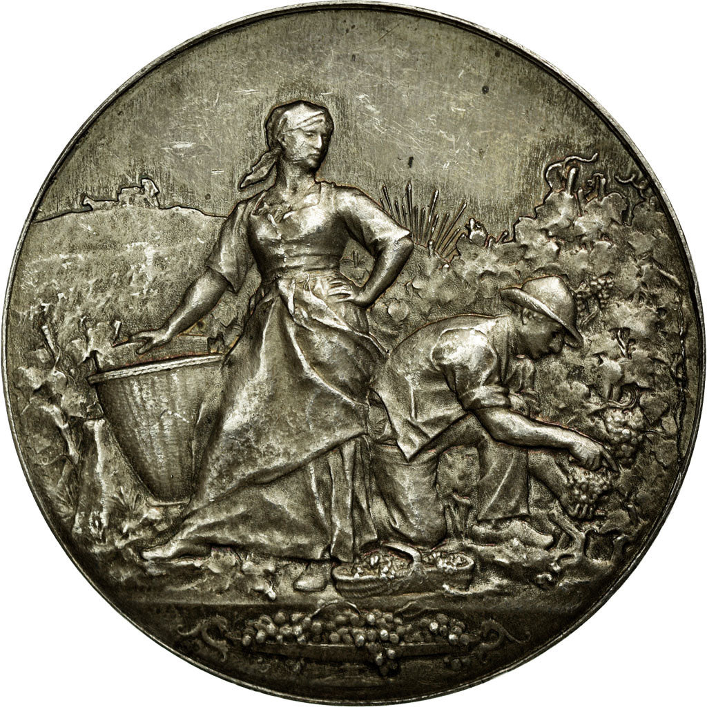 France, Token, Agriculture and Horticulture, AU(55-58), Silver