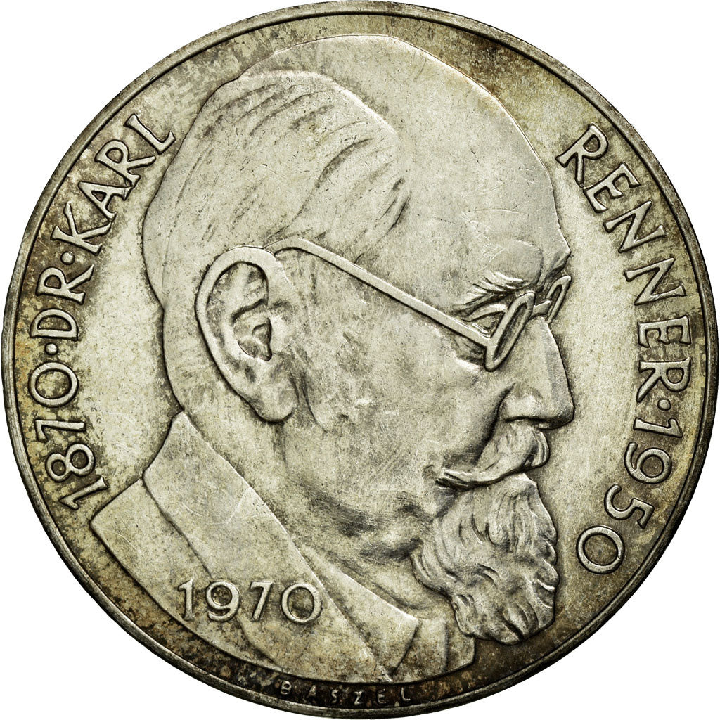 Coin, Austria, 50 Schilling, 1970, AU(55-58), Silver, KM:2909