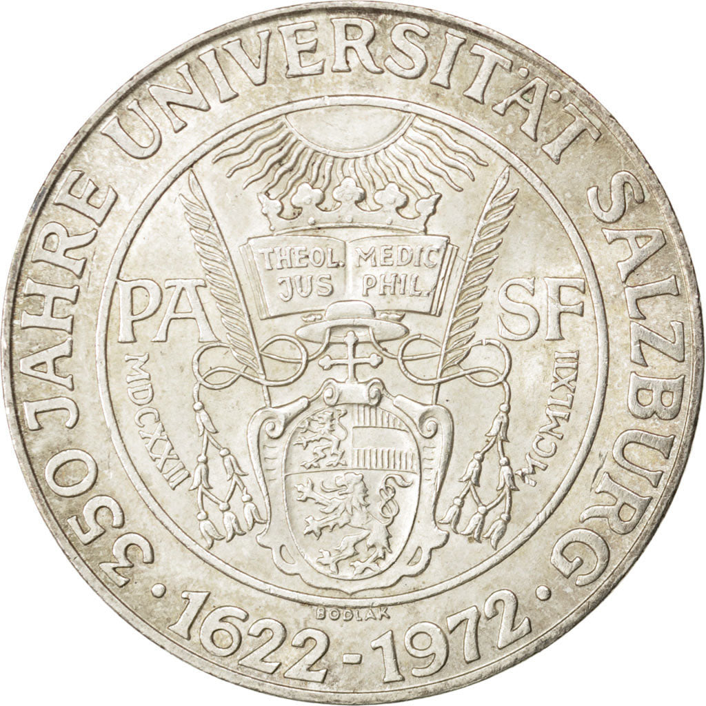Coin, Austria, 50 Schilling, 1972, AU(55-58), Silver, KM:2913