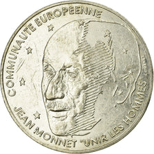 Coin, France, Jean Monnet, 100 Francs, 1992, EF(40-45), Silver, KM:1120