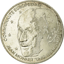 Münze, Frankreich, Jean Monnet, 100 Francs, 1992, VZ, Silber, KM:1120
