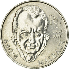 Moneta, Francia, André Malraux, 100 Francs, 1997, SPL, Argento, KM:1188