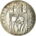 Coin, France, Charlemagne, 100 Francs, 1990, MS(60-62), Silver, KM:982