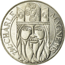Monnaie, France, Charlemagne, 100 Francs, 1990, SUP+, Argent, Gadoury:954