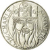 Coin, France, Charlemagne, 100 Francs, 1990, MS(60-62), Silver, KM:982