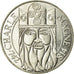 Coin, France, Charlemagne, 100 Francs, 1990, MS(60-62), Silver, KM:982