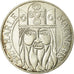 Coin, France, Charlemagne, 100 Francs, 1990, AU(55-58), Silver, KM:982