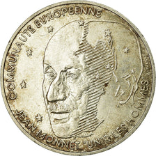 Moneta, Francia, Jean Monnet, 100 Francs, 1992, BB+, Argento, KM:1120