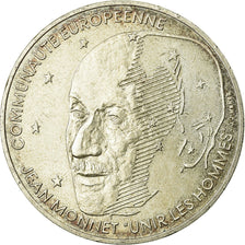 Coin, France, Jean Monnet, 100 Francs, 1992, AU(50-53), Silver, KM:1120