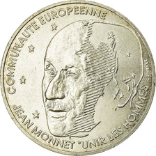 Coin, France, Jean Monnet, 100 Francs, 1992, MS(60-62), Silver, KM:1120