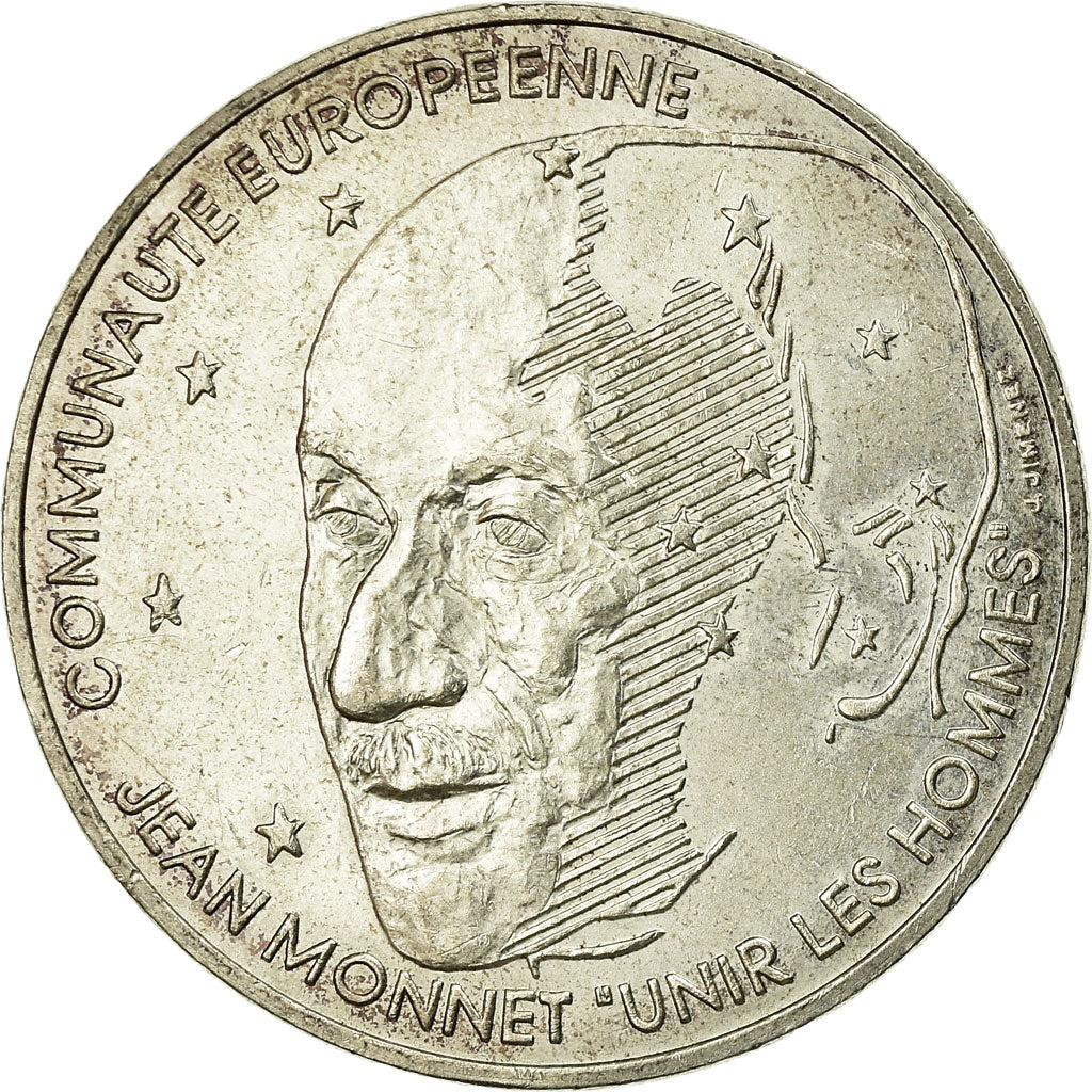 Monnaie, France, Jean Monnet, 100 Francs, 1992, SUP+, Argent, Gadoury:907
