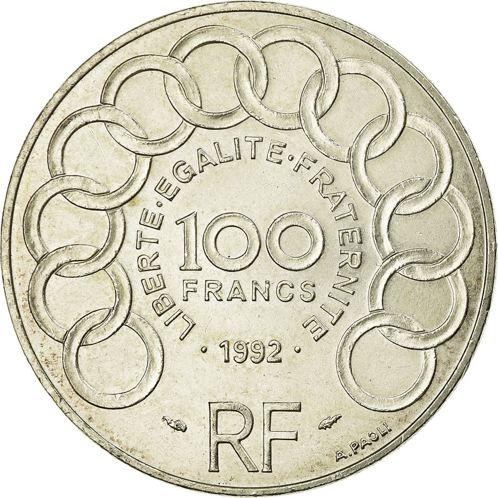 Monnaie, France, Jean Monnet, 100 Francs, 1992, SUP+, Argent, Gadoury:907