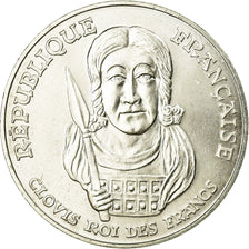 Coin, France, Clovis, 100 Francs, 1996, MS(60-62), Silver, KM:1180