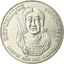 Coin, France, Clovis, 100 Francs, 1996, MS(60-62), Silver, KM:1180, Gadoury:953