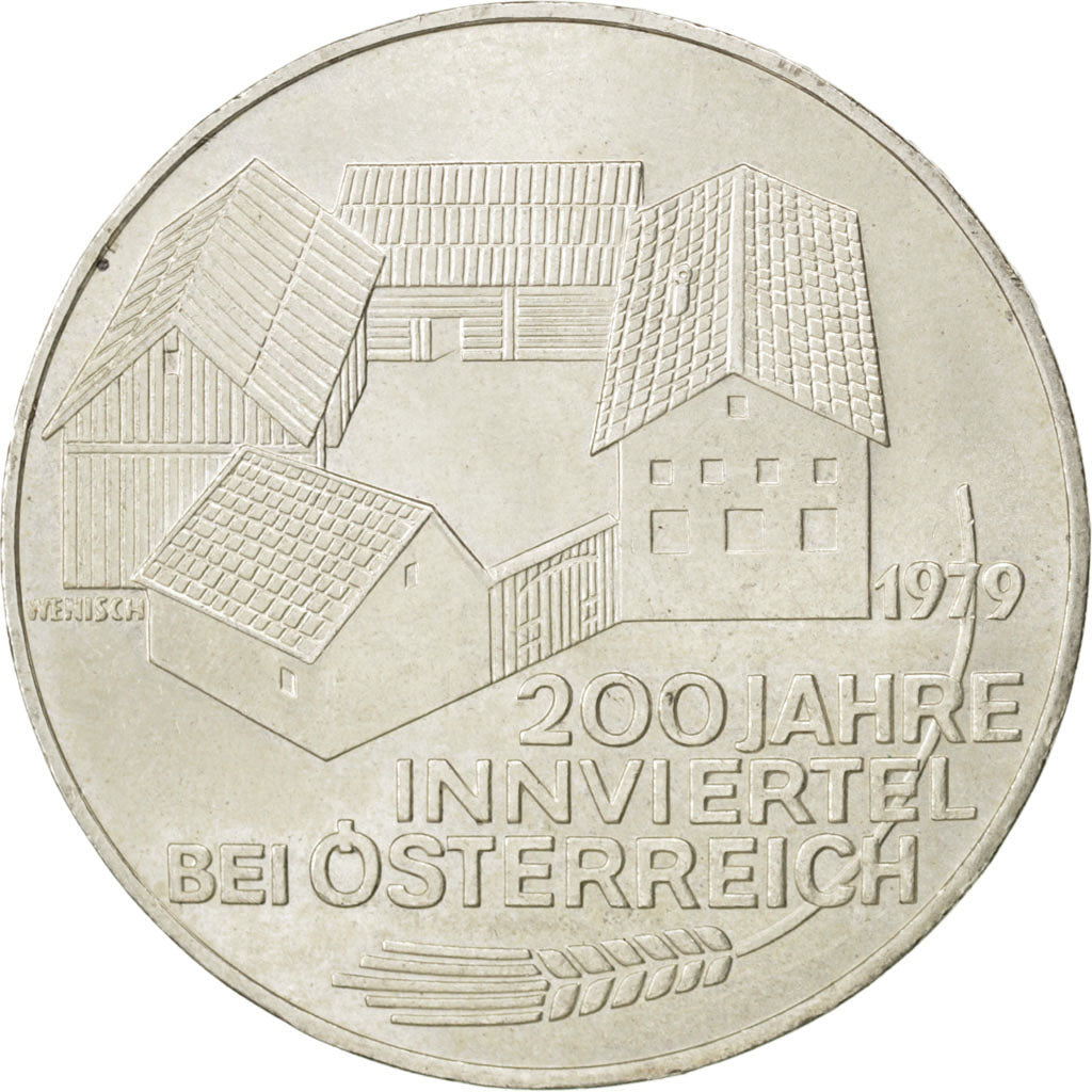 AUSTRIA, 100 Schilling, 1979, KM #2943, AU(55-58), Silver, 36, 23.96