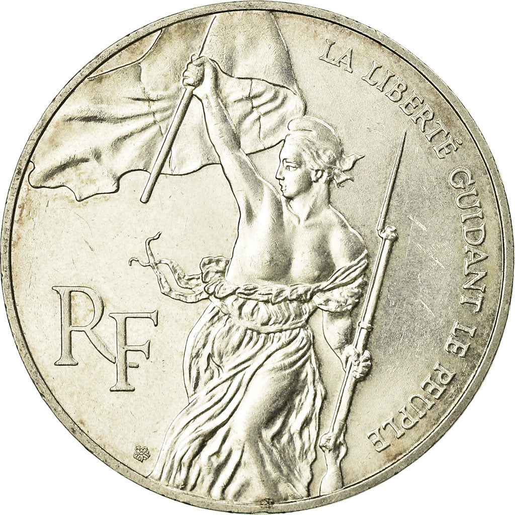 Coin, France, Liberté guidant le peuple, 100 Francs, 1993, MS(60-62), Silver