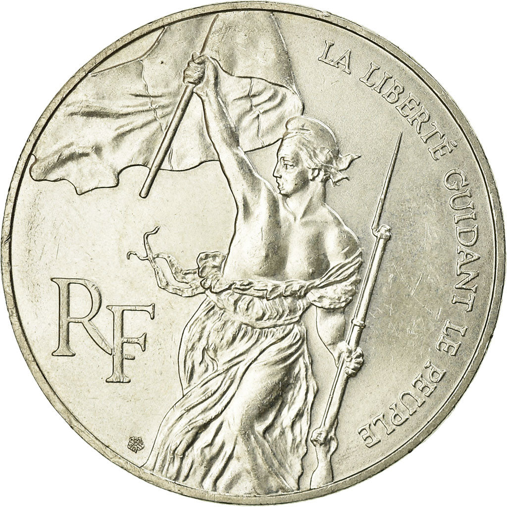Coin, France, Liberté guidant le peuple, 100 Francs, 1993, MS(60-62), Silver