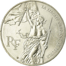 Coin, France, Liberté guidant le peuple, 100 Francs, 1993, MS(60-62), Silver