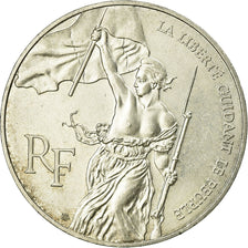 Coin, France, Liberté guidant le peuple, 100 Francs, 1993, MS(60-62), Silver