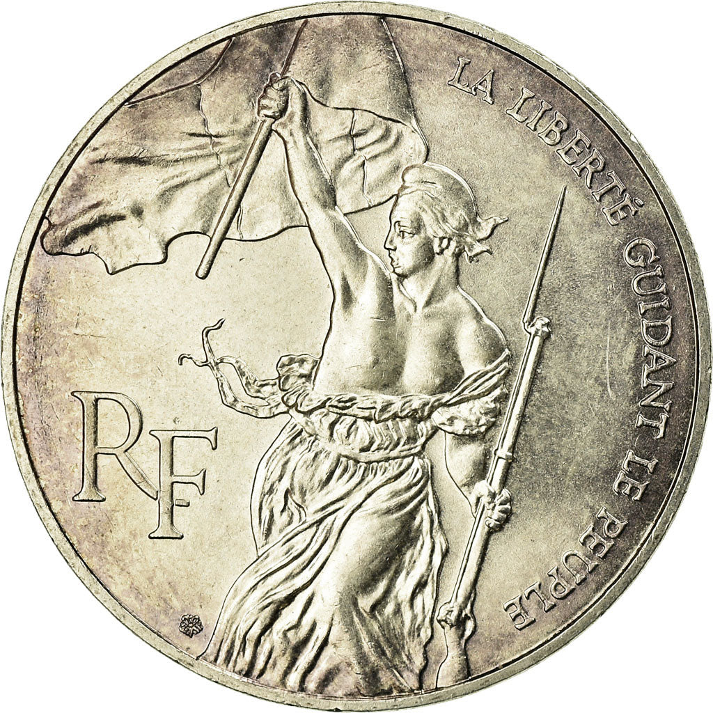 Coin, France, Liberté guidant le peuple, 100 Francs, 1993, MS(60-62), Silver