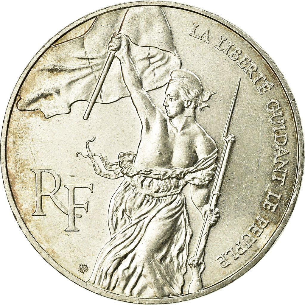 Münze, Frankreich, Liberté guidant le peuple, 100 Francs, 1993, VZ, Silber