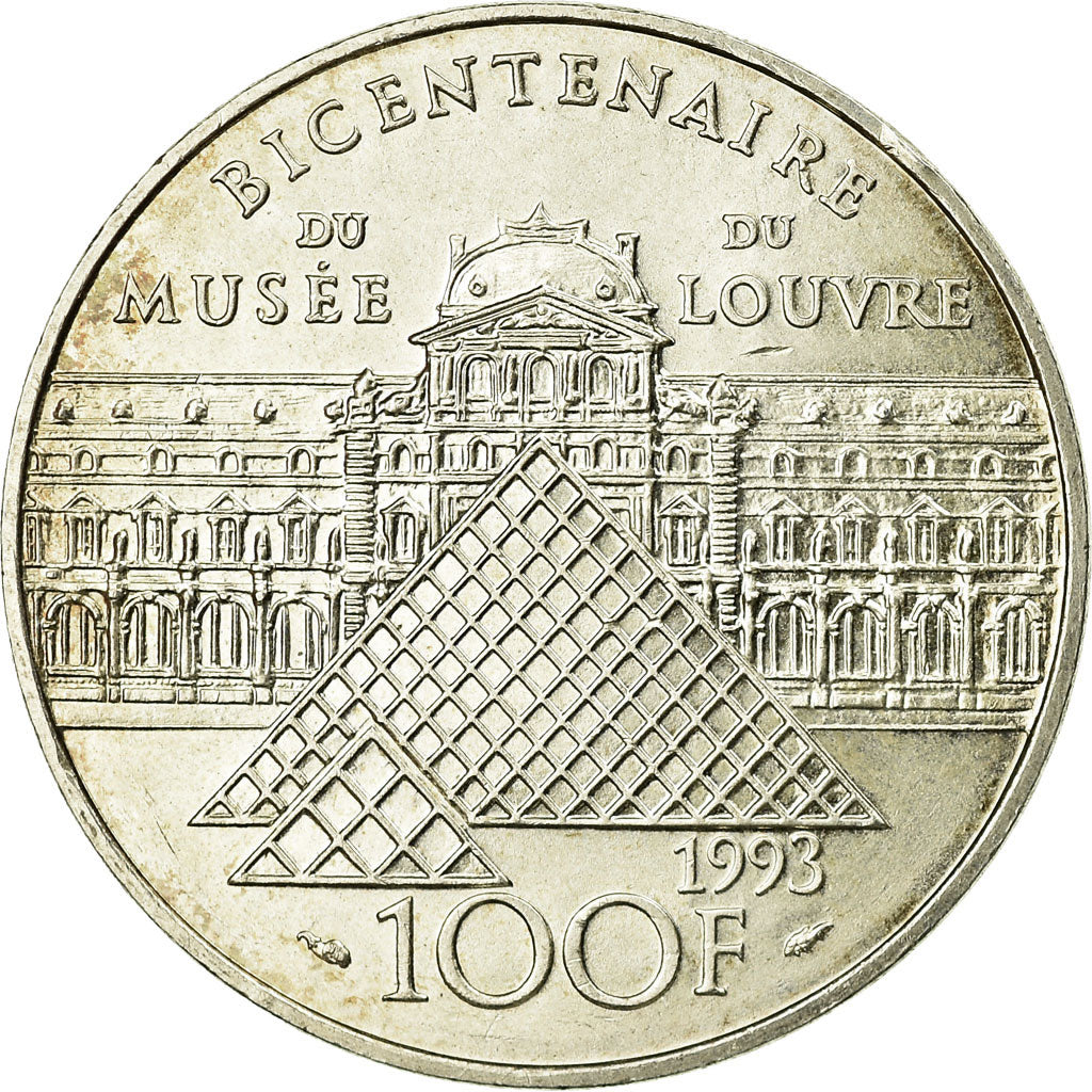 Münze, Frankreich, Liberté guidant le peuple, 100 Francs, 1993, VZ, Silber
