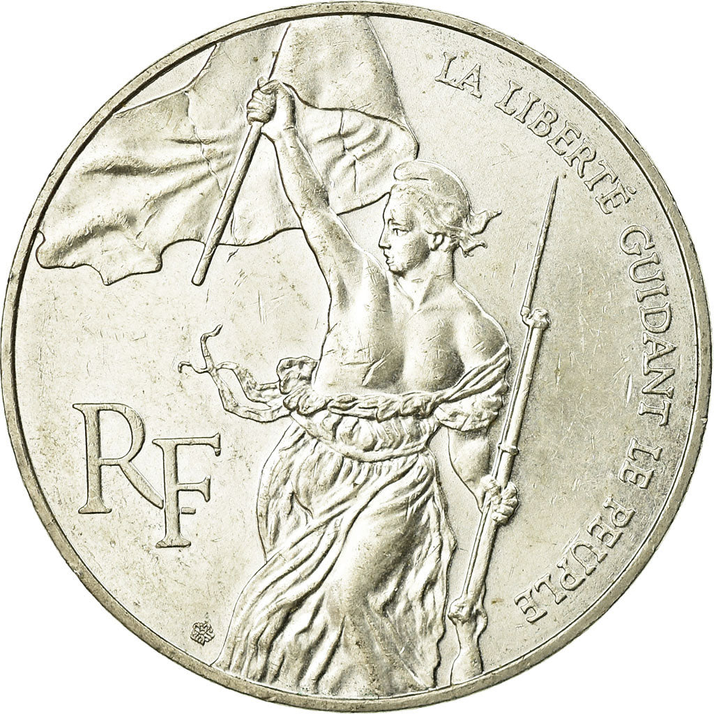 Münze, Frankreich, Liberté guidant le peuple, 100 Francs, 1993, VZ, Silber
