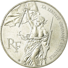 Münze, Frankreich, Liberté guidant le peuple, 100 Francs, 1993, VZ, Silber