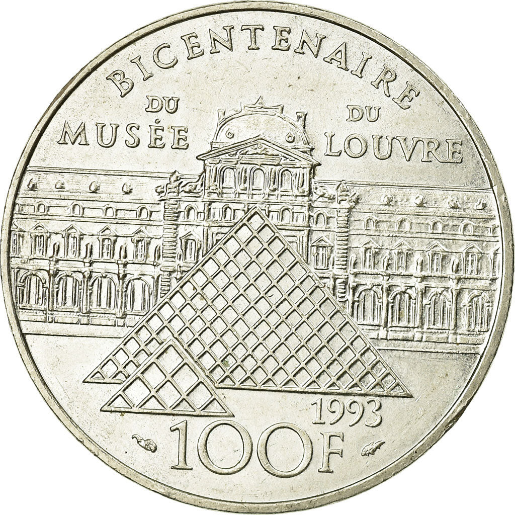 Münze, Frankreich, Liberté guidant le peuple, 100 Francs, 1993, VZ, Silber