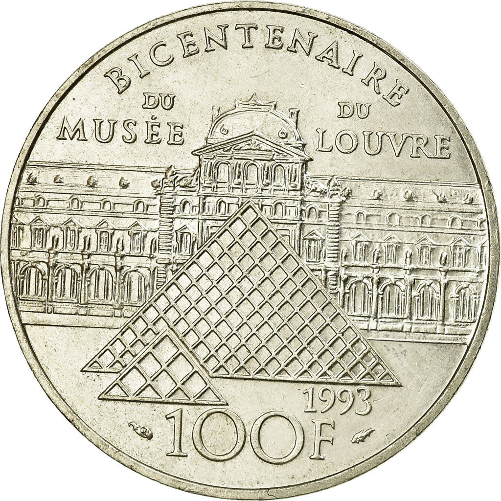 Münze, Frankreich, Liberté guidant le peuple, 100 Francs, 1993, VZ, Silber