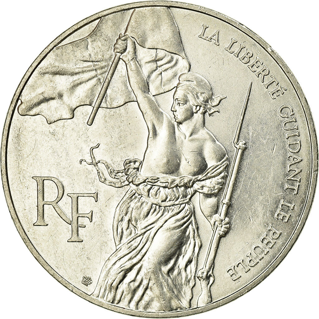Coin, France, Liberté guidant le peuple, 100 Francs, 1993, MS(60-62), Silver