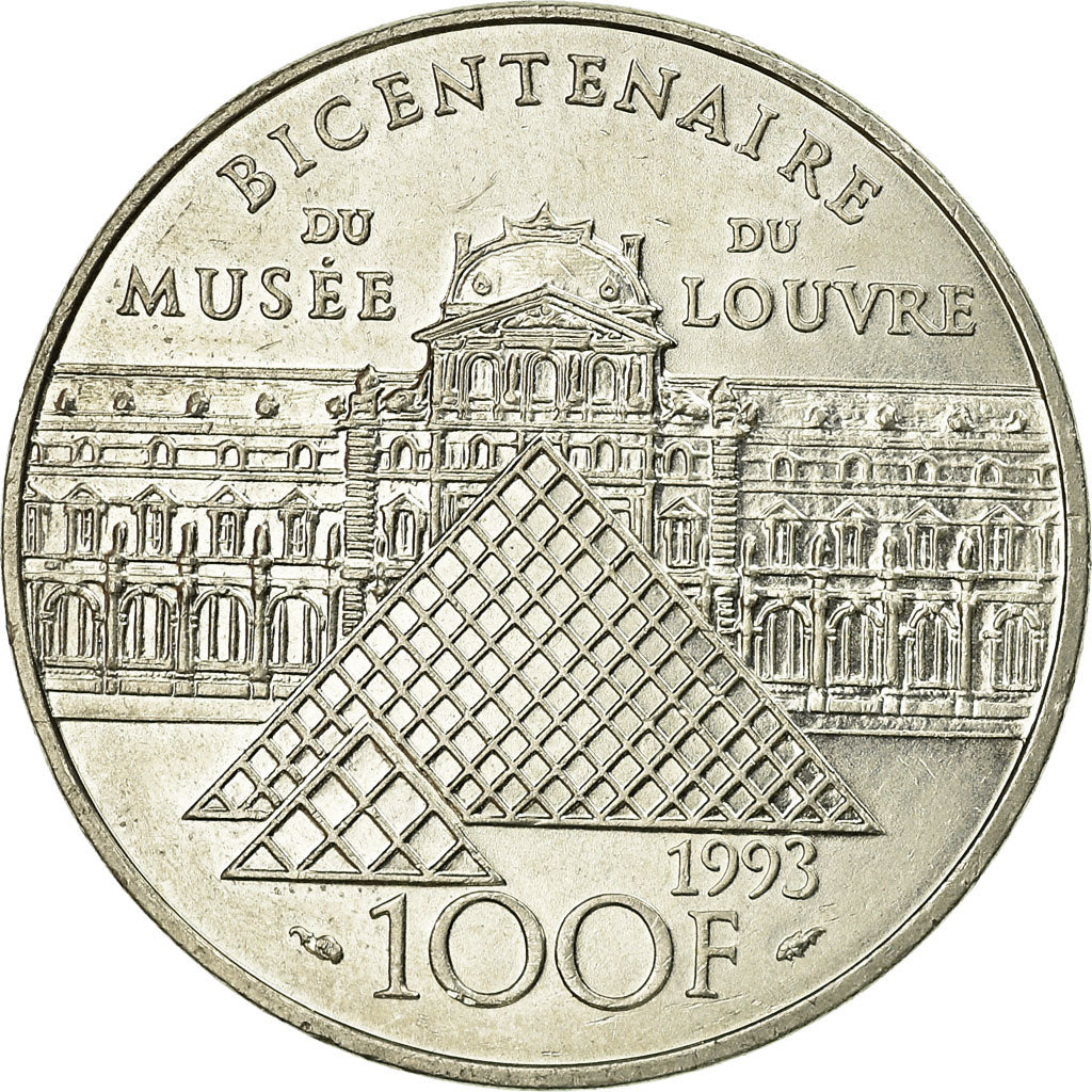 Coin, France, Liberté guidant le peuple, 100 Francs, 1993, AU(55-58), Silver