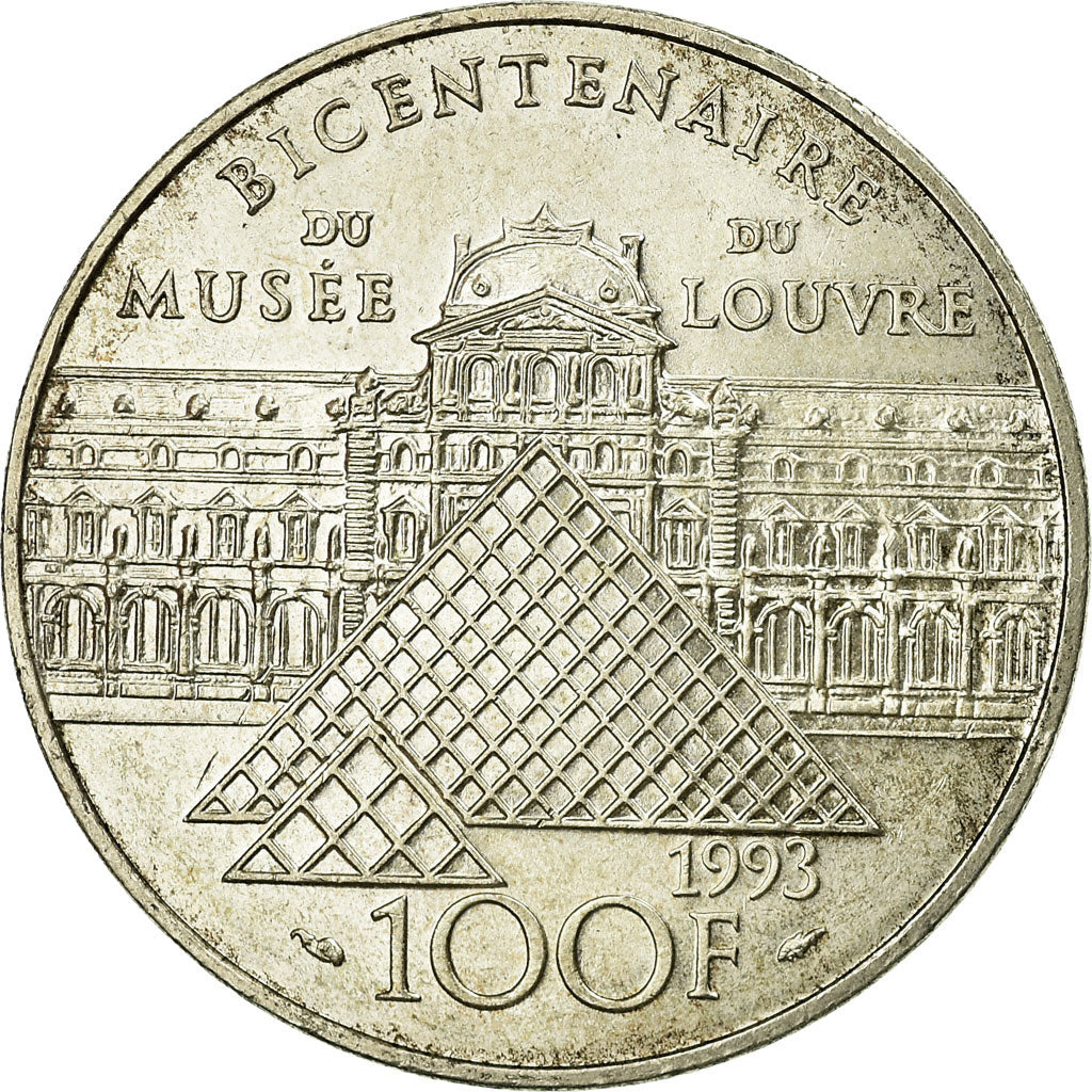 Moneta, Francia, Liberté guidant le peuple, 100 Francs, 1993, SPL-, Argento