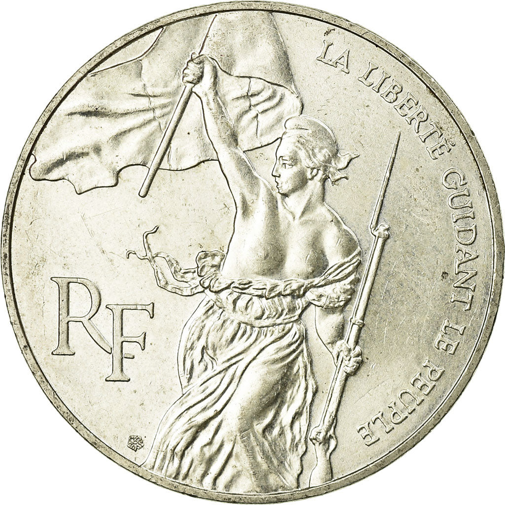 Münze, Frankreich, Liberté guidant le peuple, 100 Francs, 1993, VZ, Silber