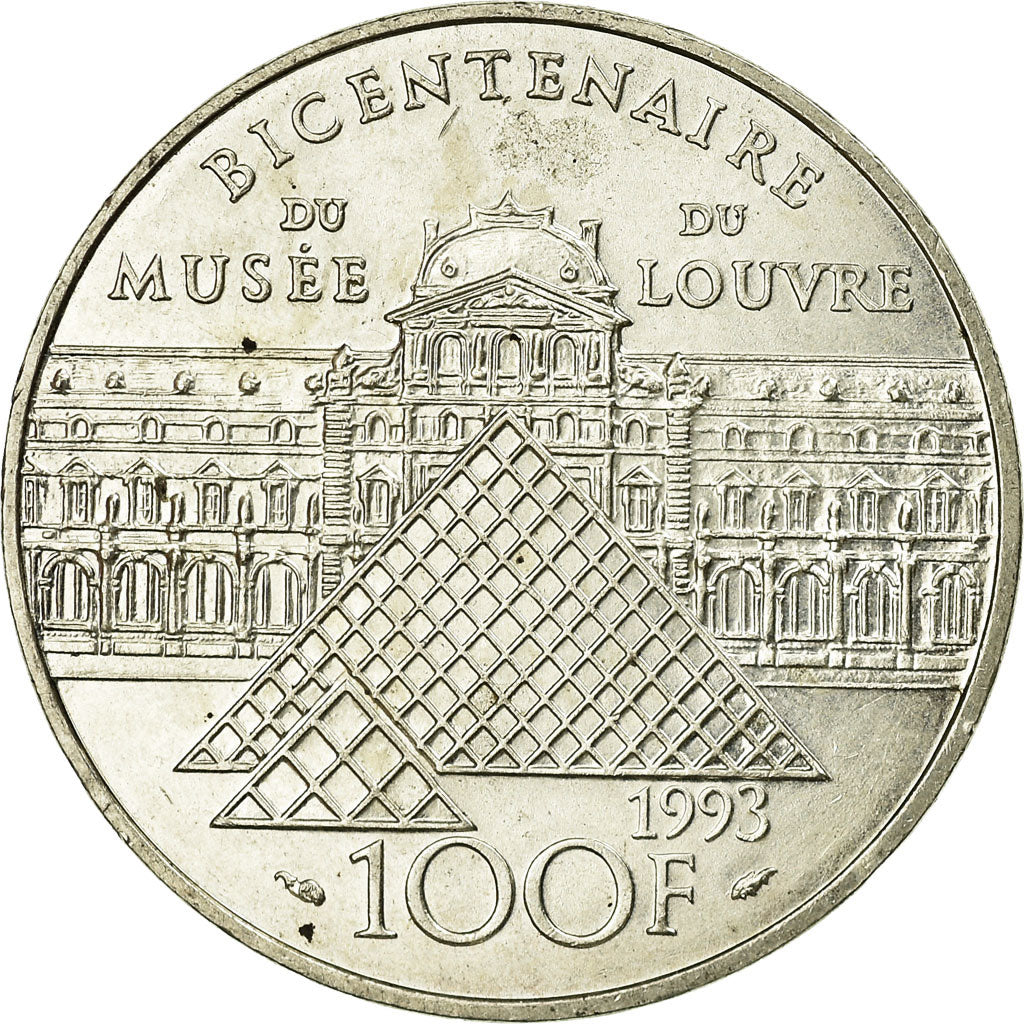 Münze, Frankreich, Liberté guidant le peuple, 100 Francs, 1993, VZ, Silber