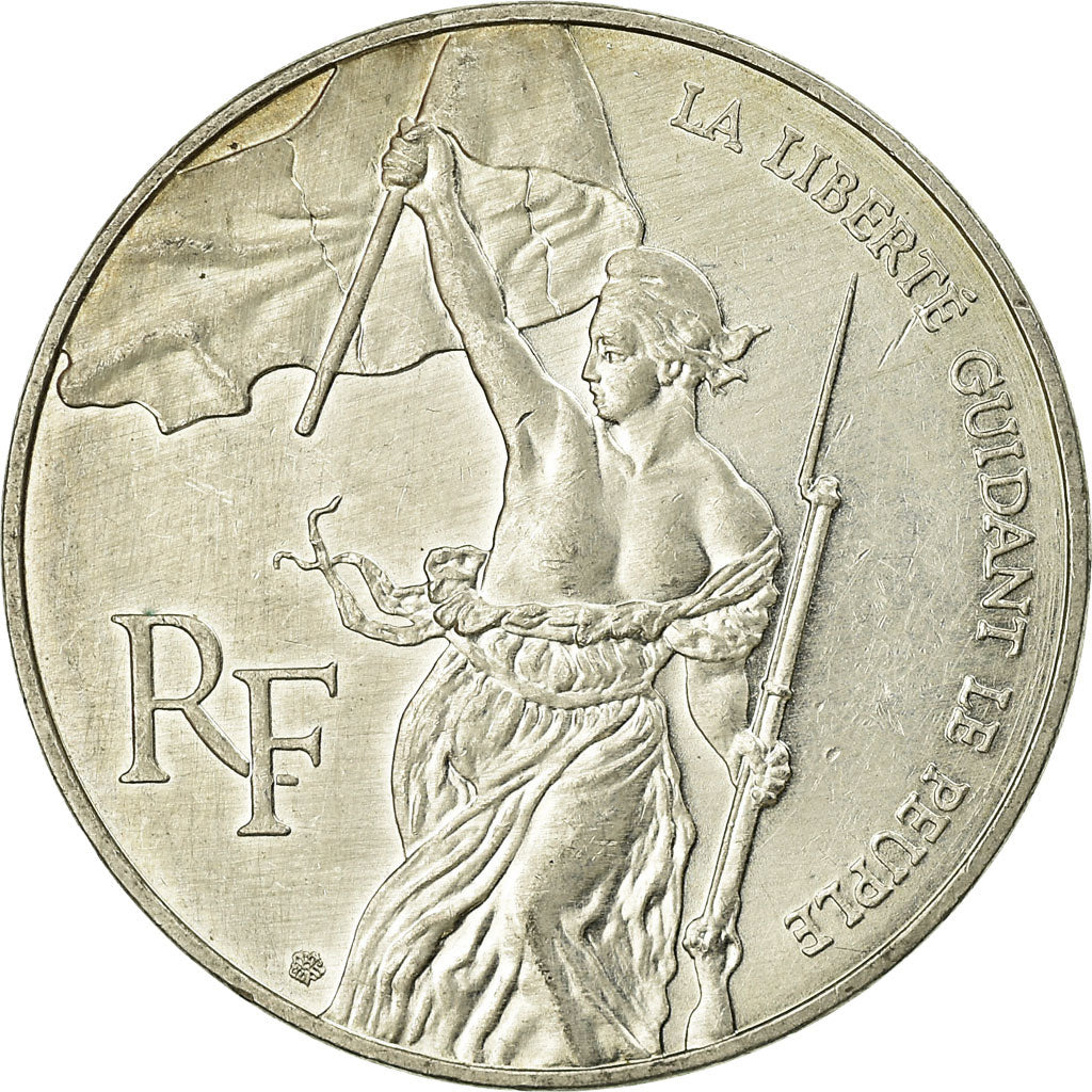 Coin, France, Liberté guidant le peuple, 100 Francs, 1993, AU(55-58), Silver