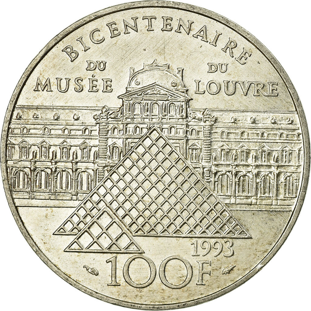 Coin, France, Liberté guidant le peuple, 100 Francs, 1993, AU(55-58), Silver